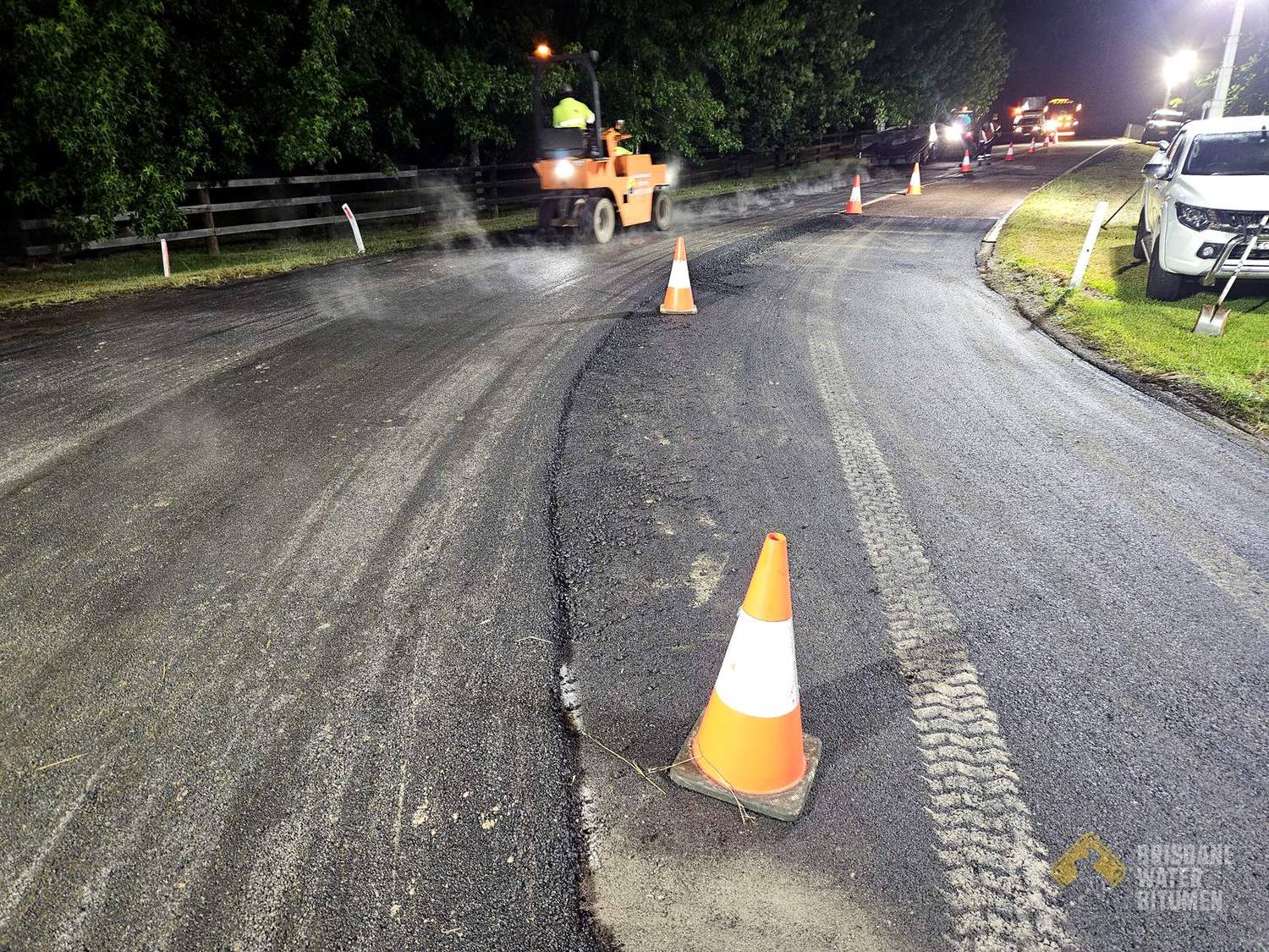 Night Road Resurfacing project photo 2