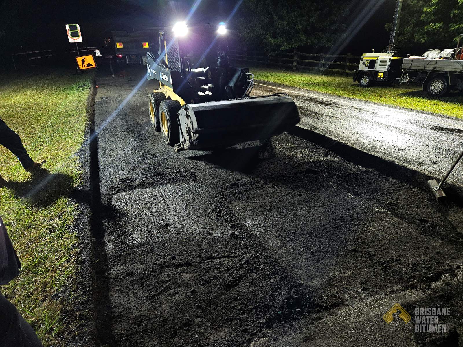Night Road Resurfacing project photo 3