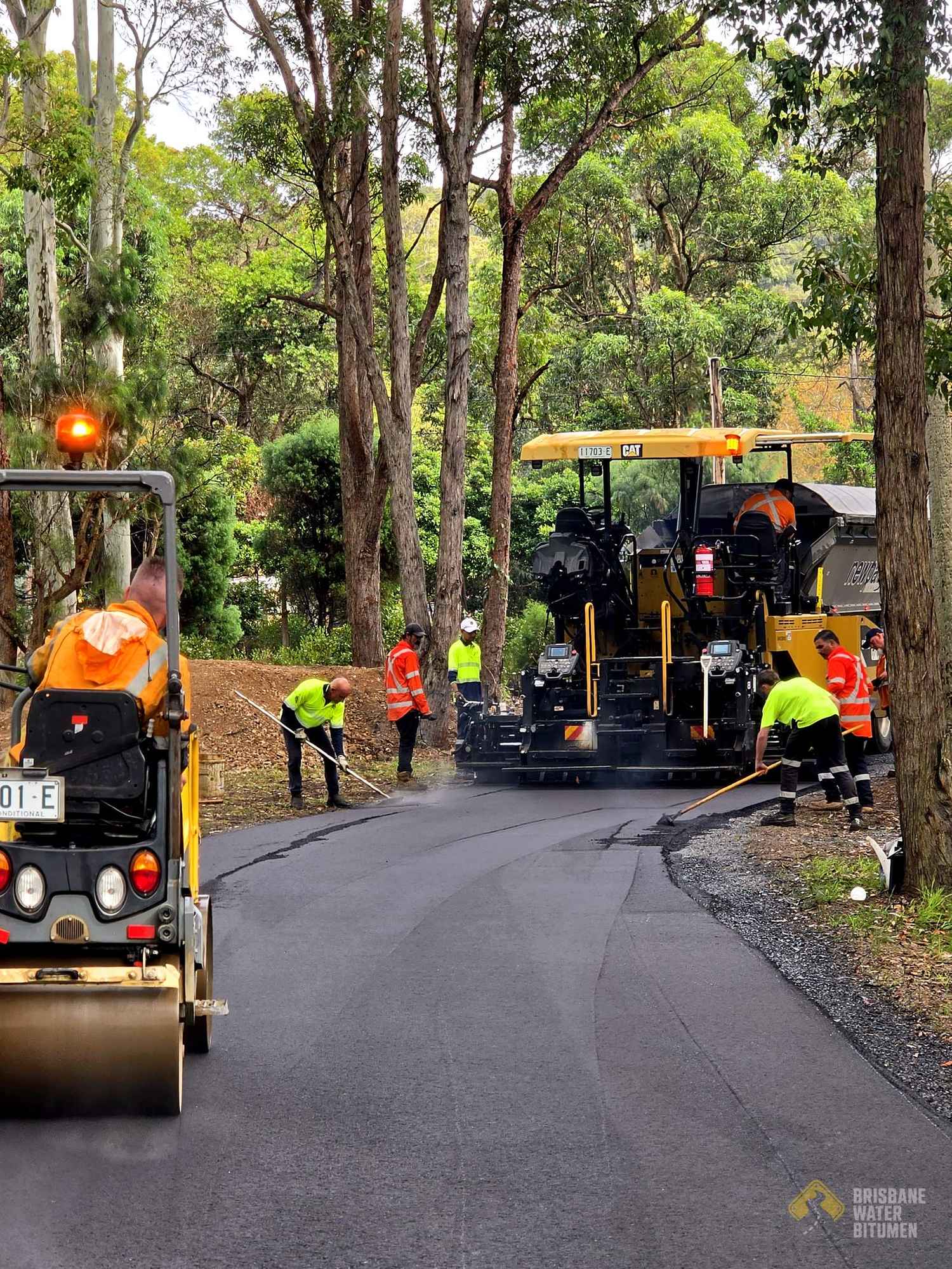 Subdivision Road Construction & Sealing — Brisbane Water Bitumen project photo