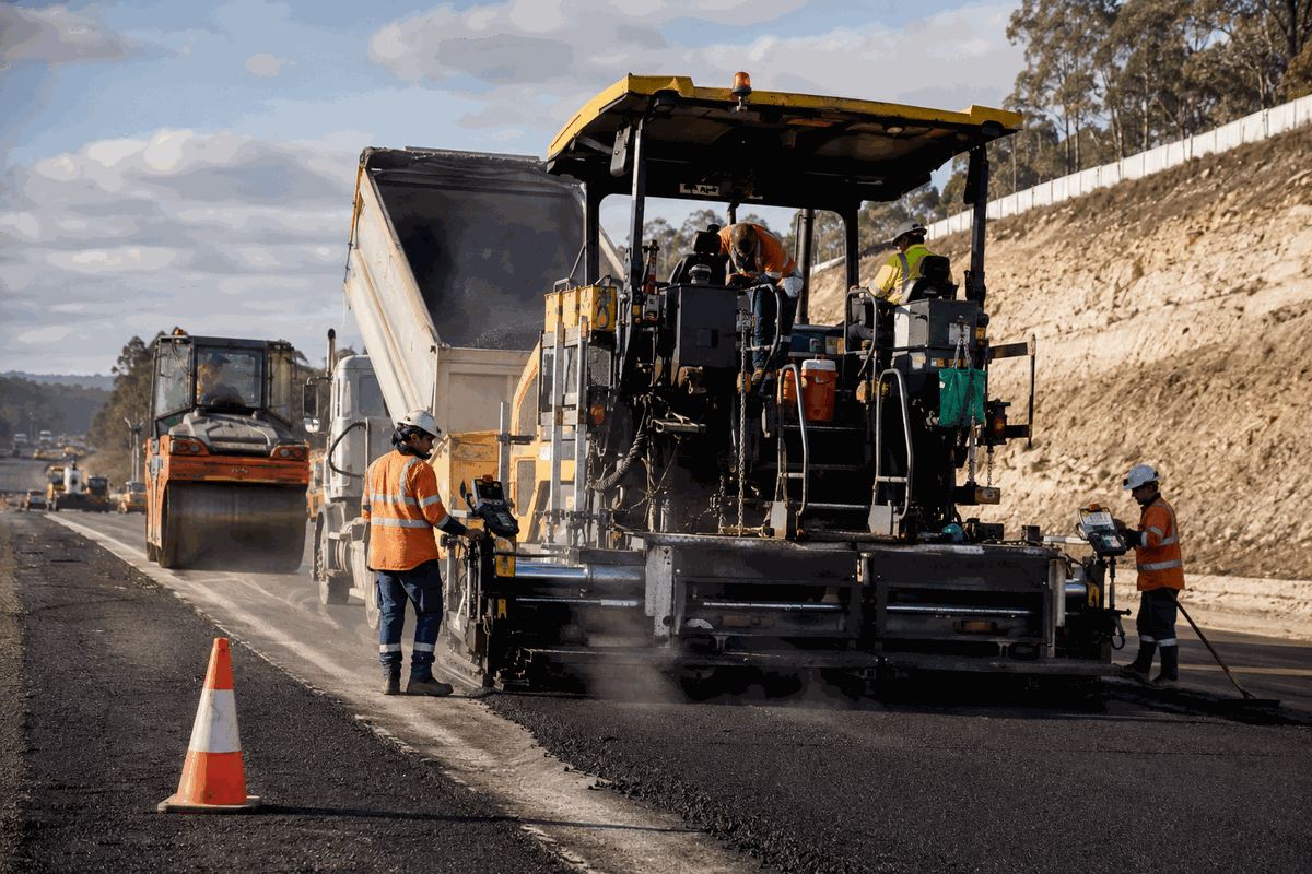 RMS specification road construction Central Coast
