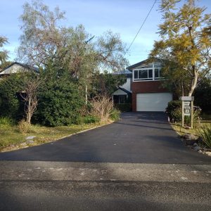 A finished example of our driveway paving on the Central Coast