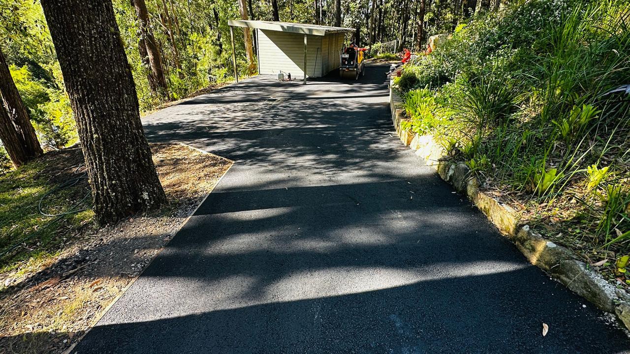 Recent BWB asphalt work, Central Coast NSW